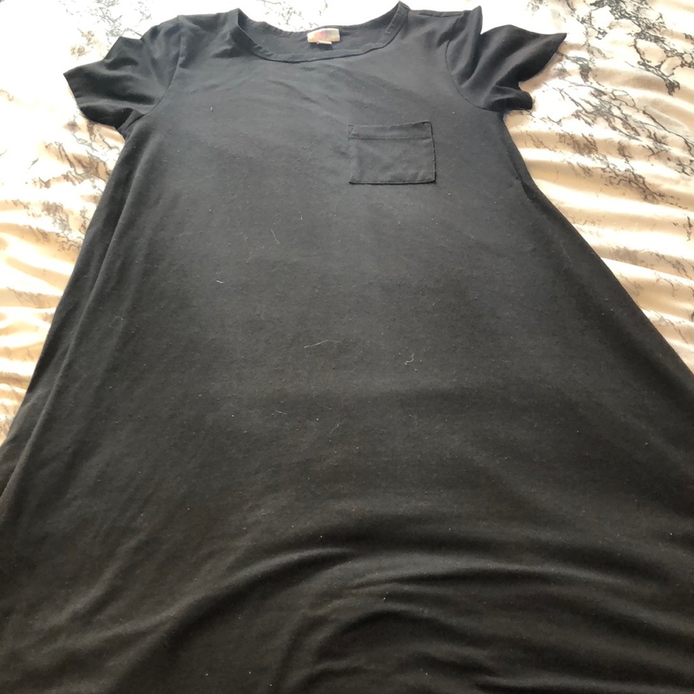 Solid black Carly dress